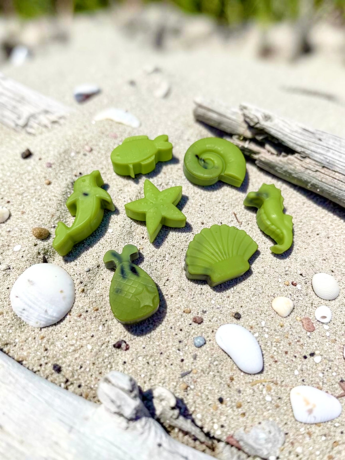 SUMMER SEA SHAPES (7 MEDIUM WAX MELTS)