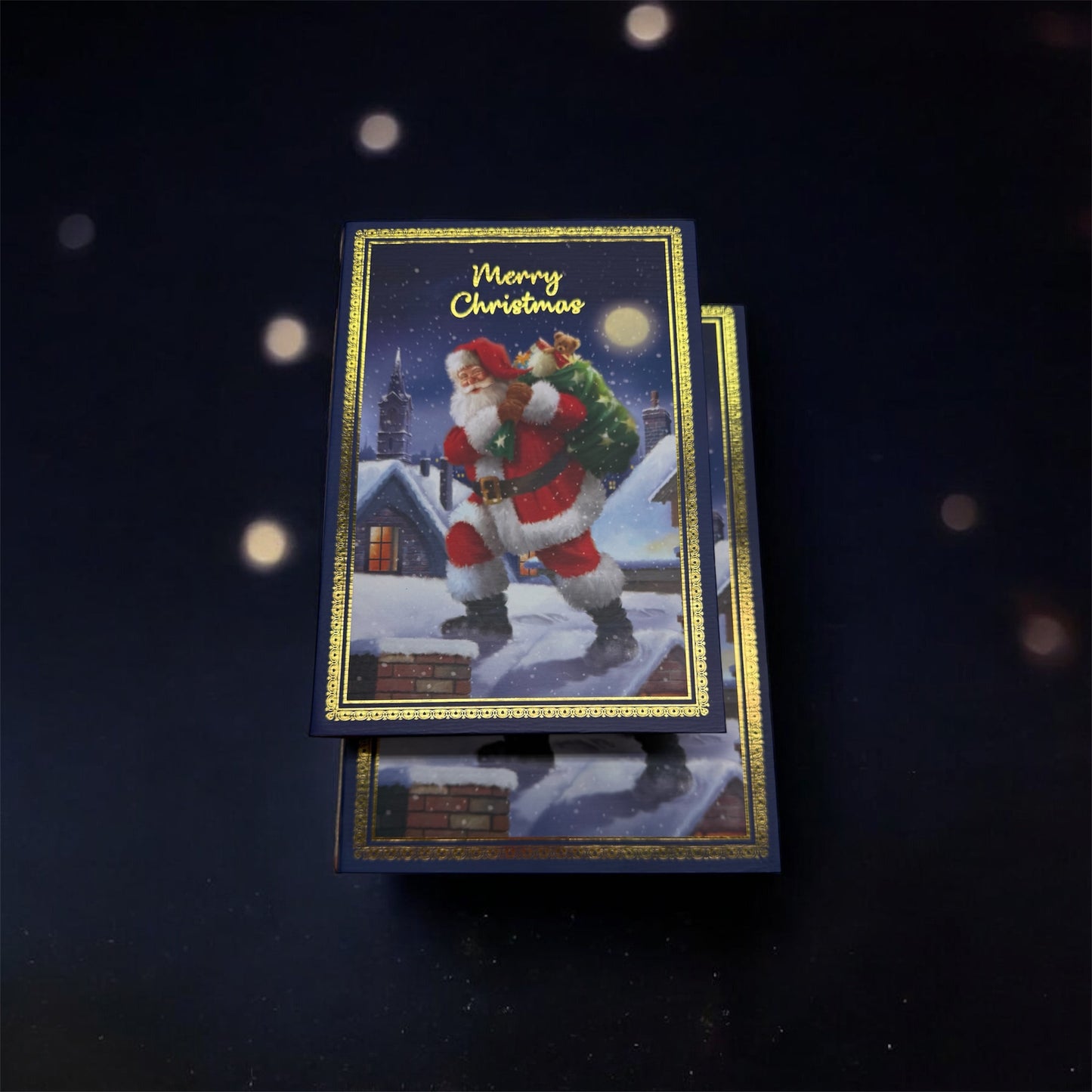 CHRISTMAS: MAGNETIC BOOK DESIGN GIFT BOX