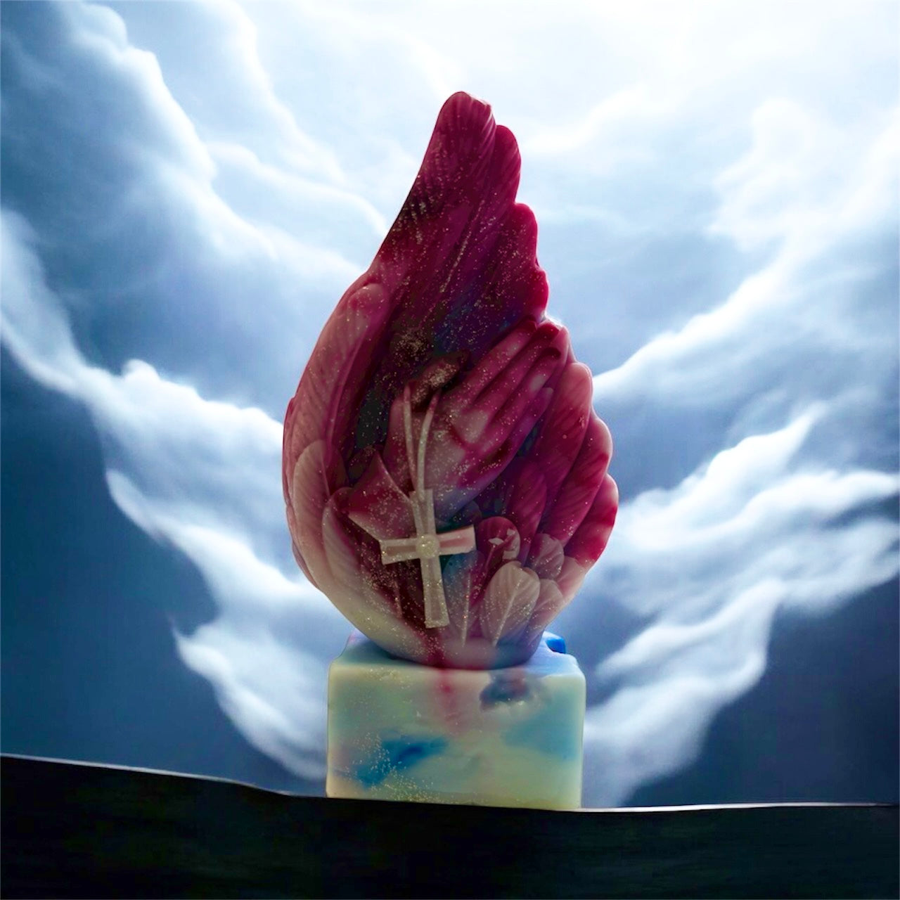 3d ANGEL WING WAX MELT