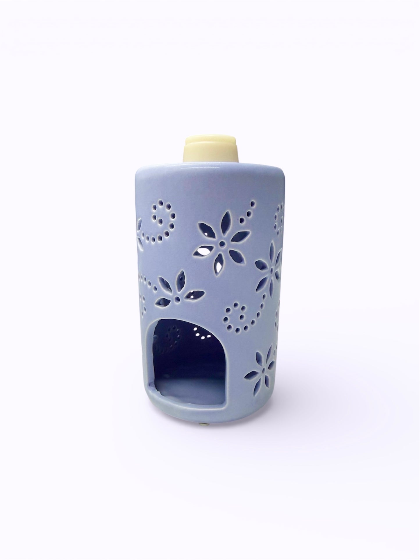 WAX MELT BURNER & 8 UNSCENTED TEALIGHTS