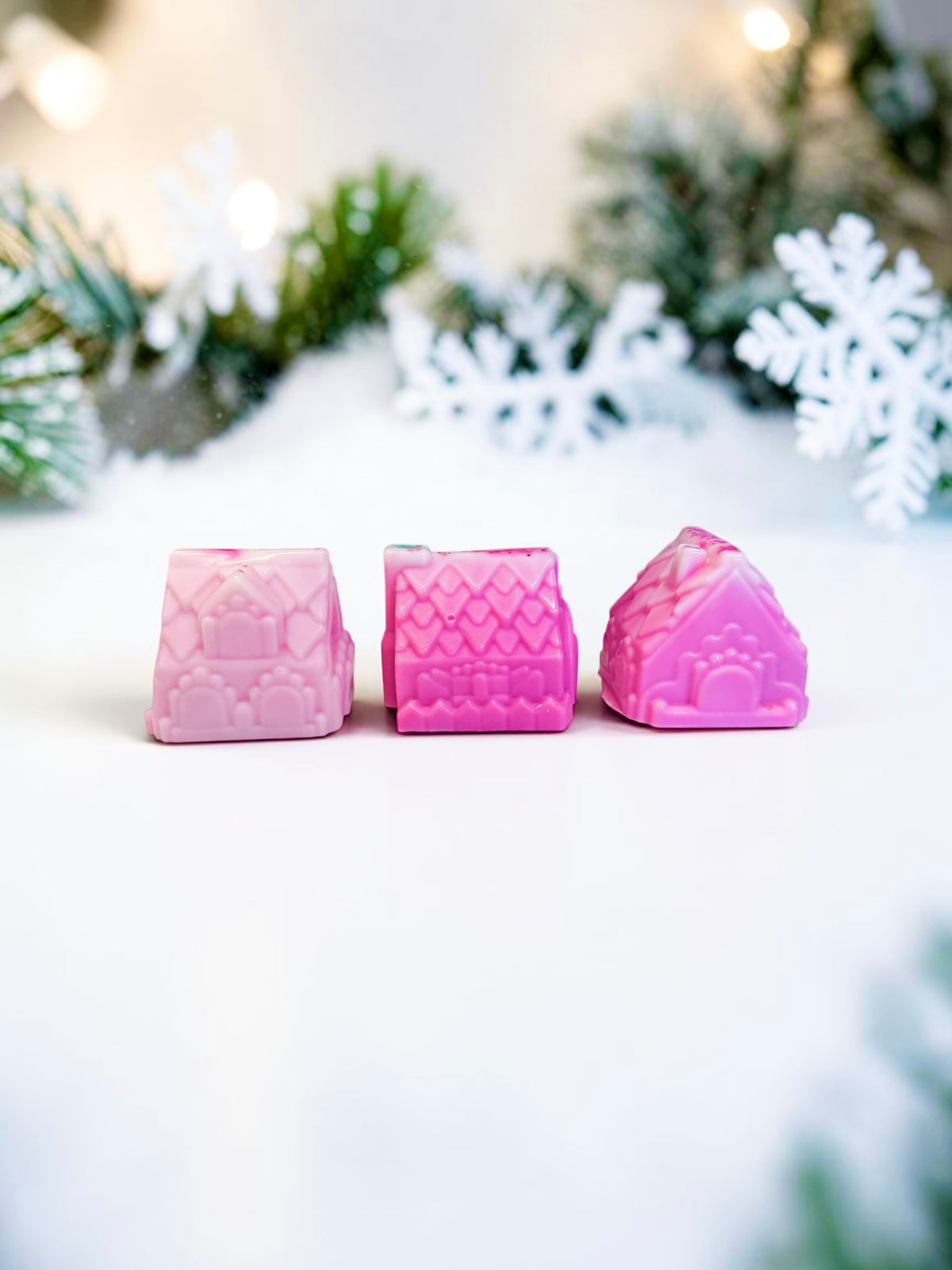 LARGE INDIVIDUAL CHRISTMAS HOUSE WAX MELT DESIGNS