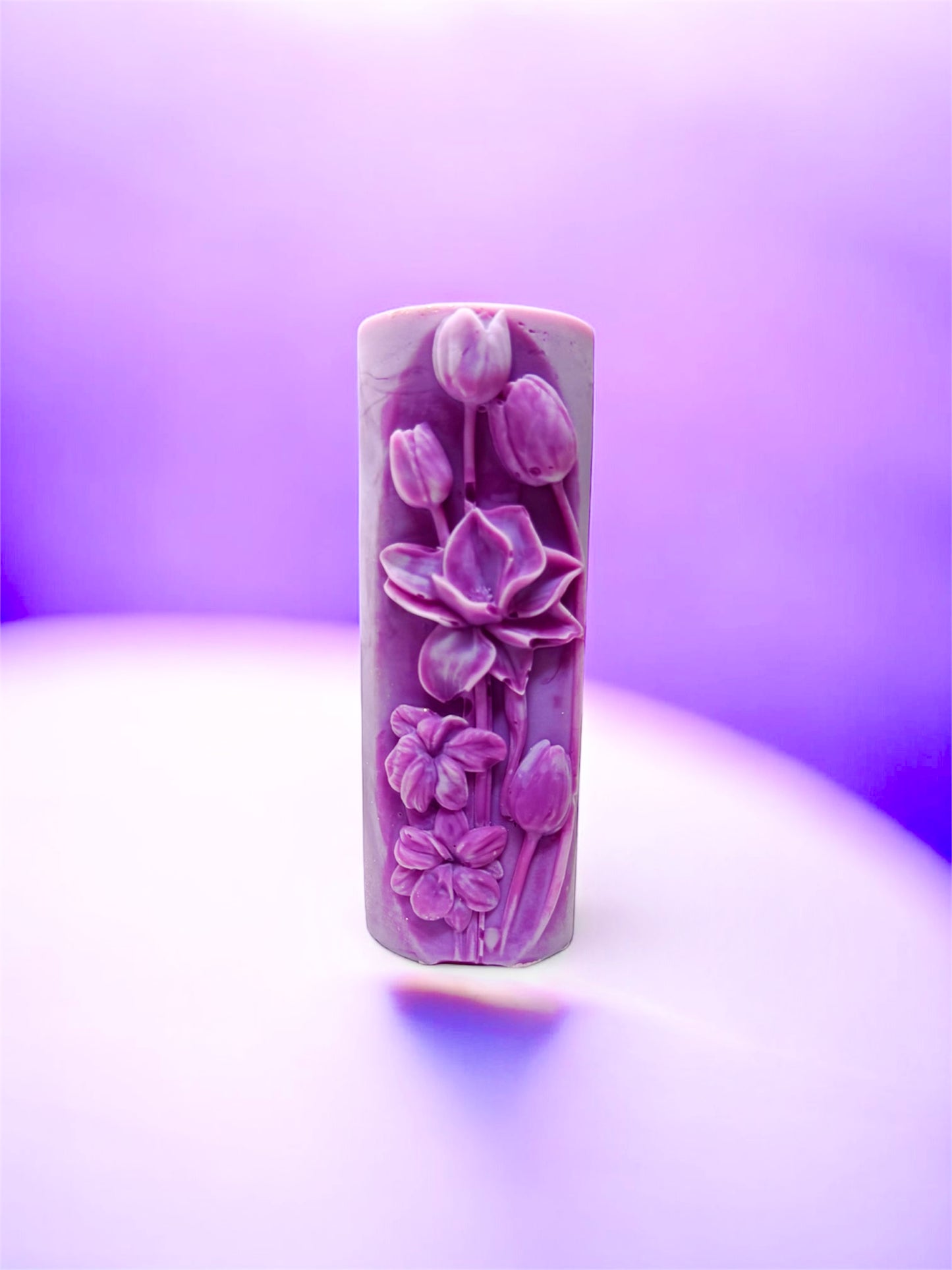 3D FLOWERS PILLAR WAX MELT