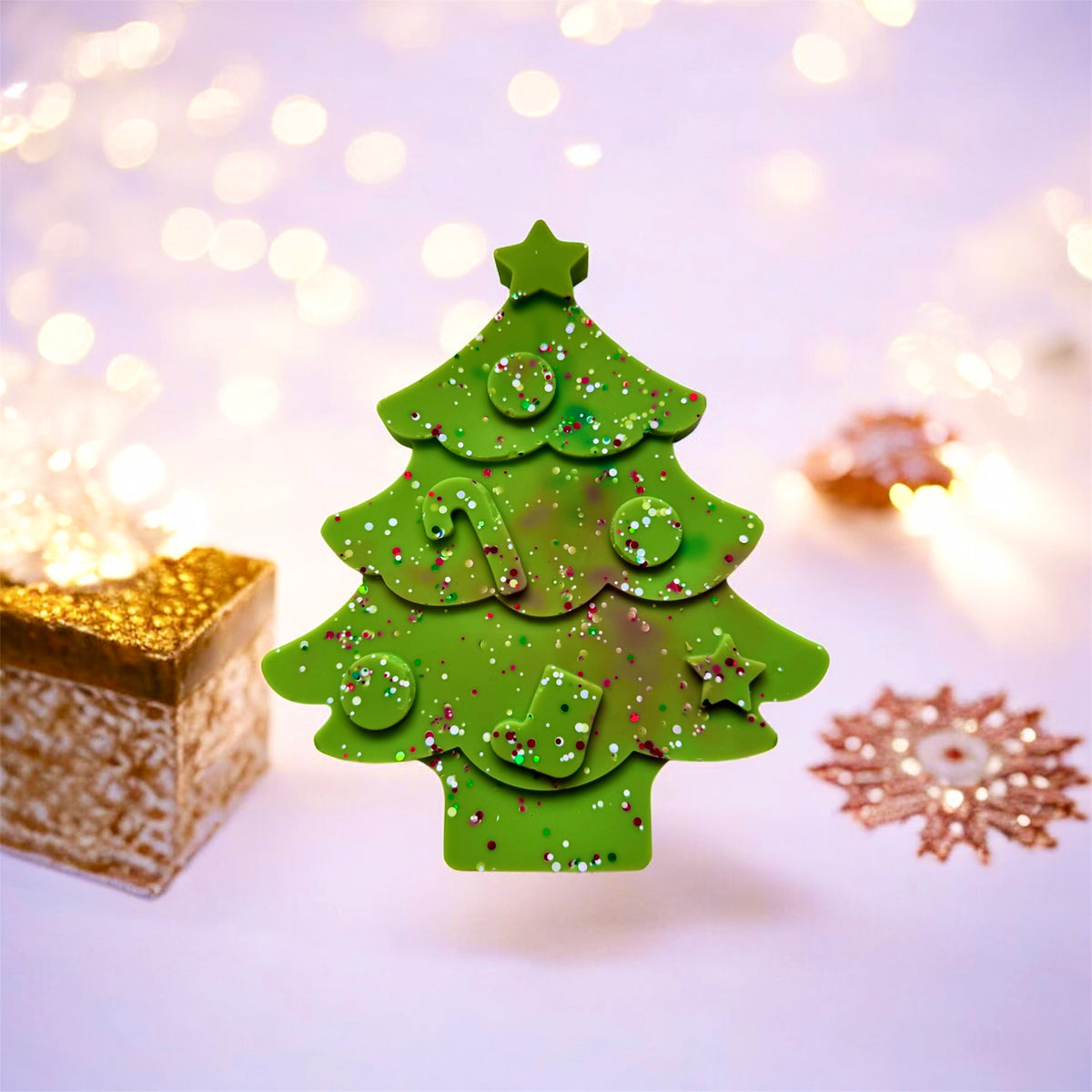 XXL 3d WAX MELT SHAPES:  house, gingerbread, candy cane, tree, snowman, snowflake etc