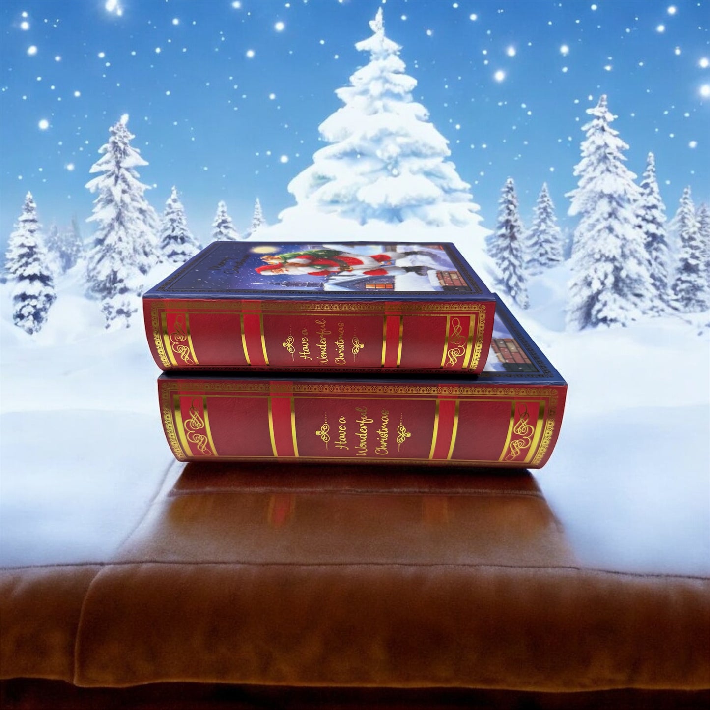 CHRISTMAS: MAGNETIC BOOK DESIGN GIFT BOX