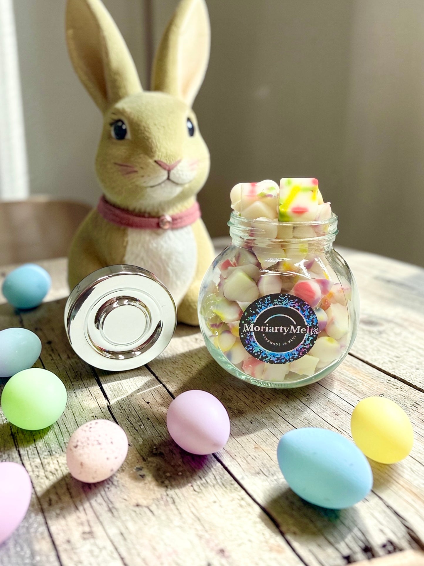 Wax Melt scoopies in Glass Jar