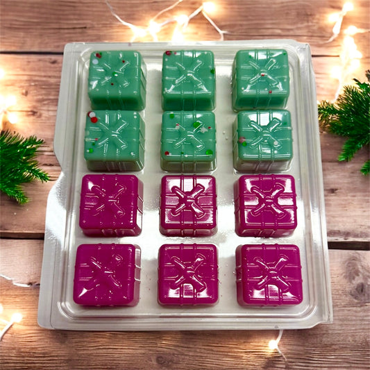 CHRISTMAS EXCLUSIVE DUO SCENT, PRESENT DESIGN WAX MELT COLLECTION