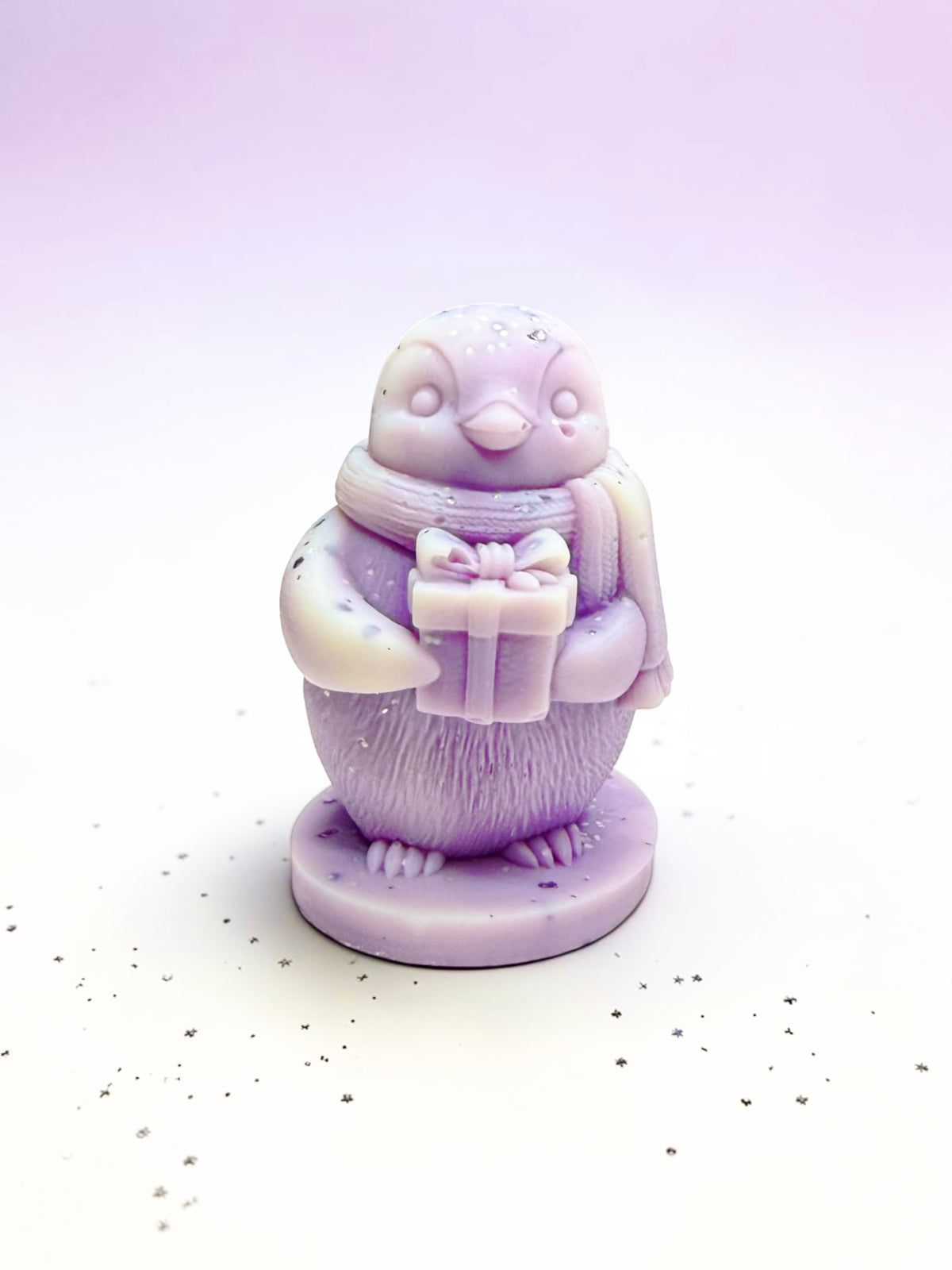 NEW 3d penguin/present wax melt