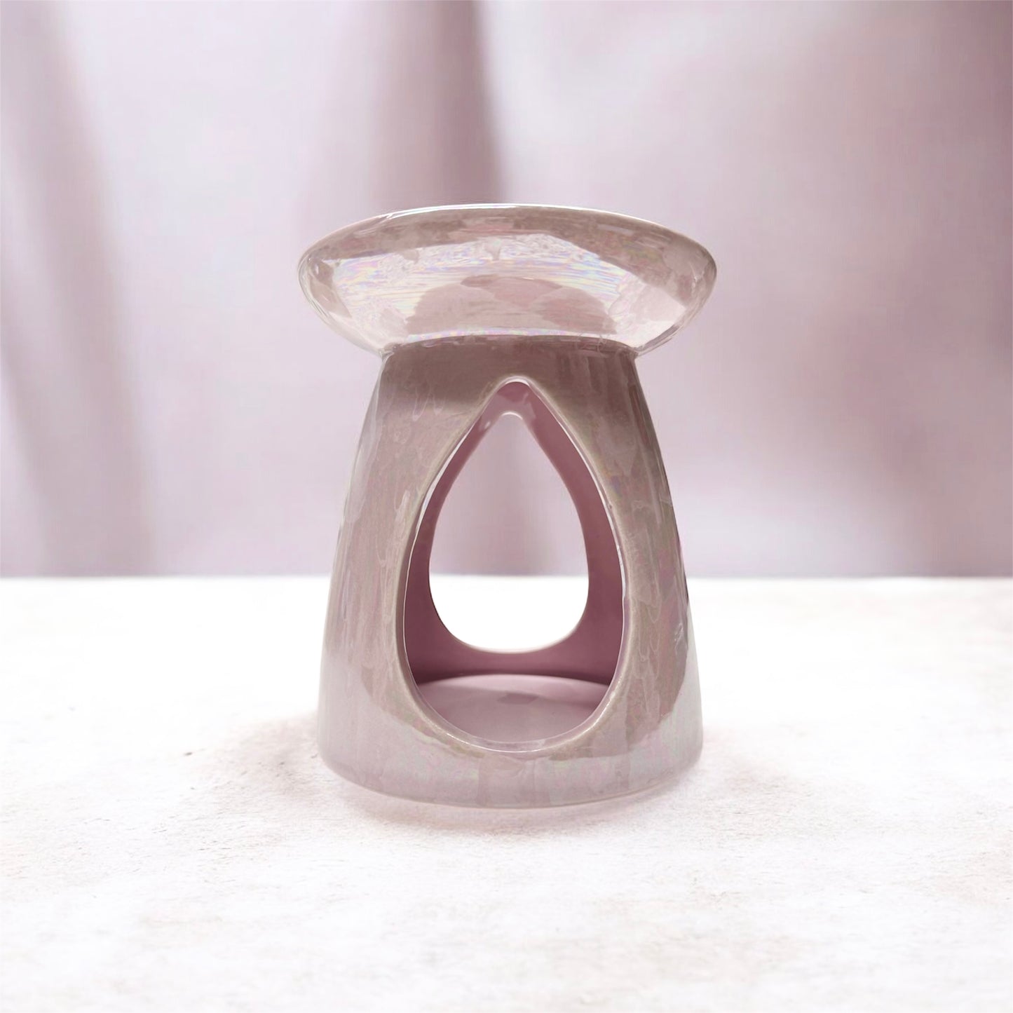 WAX MELT BURNER & 8 UNSCENTED TEALIGHTS