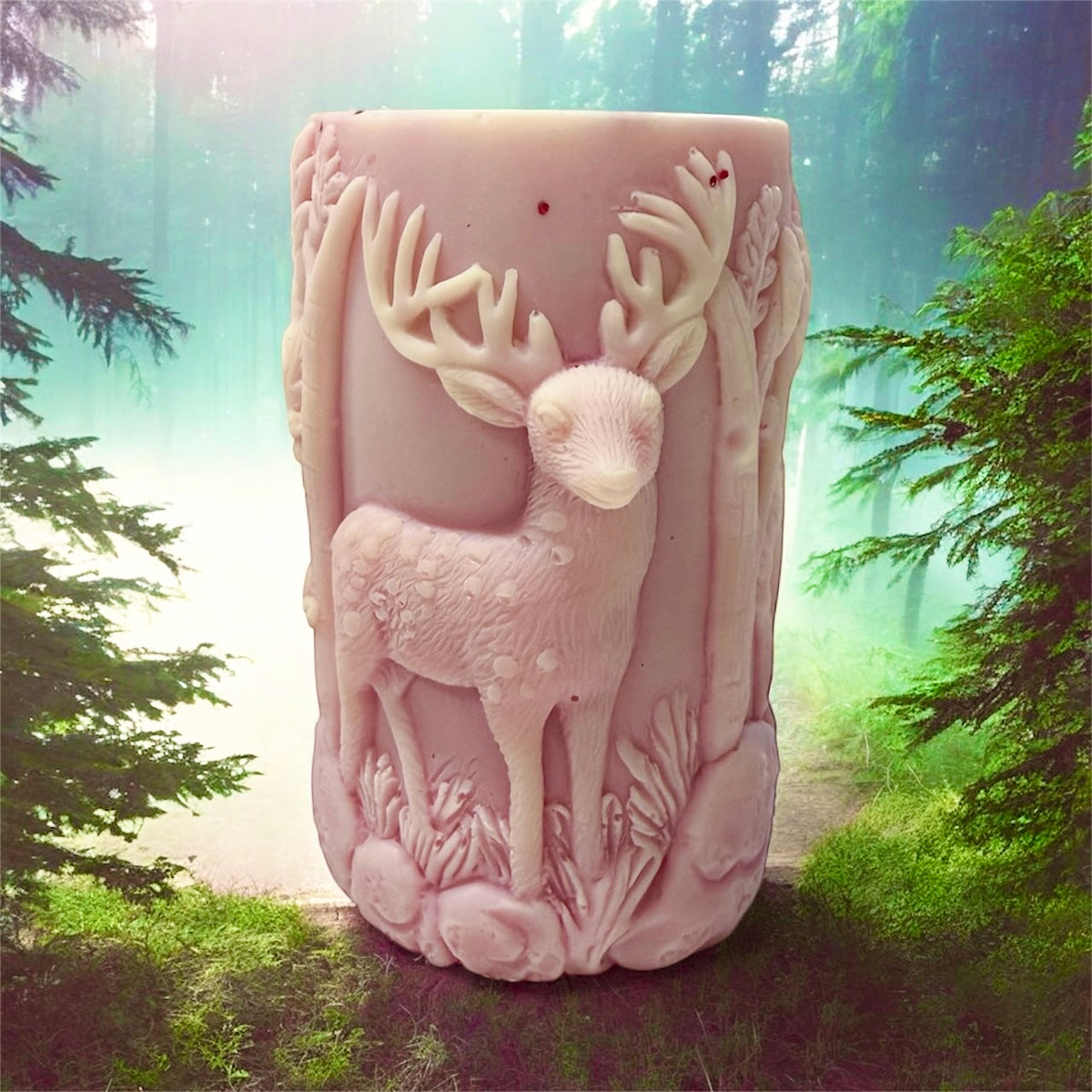 3d PILLAR WAX MELT DESIGNS: jesus prayer, forest deer, merry christmas, reindeer/tree/heart