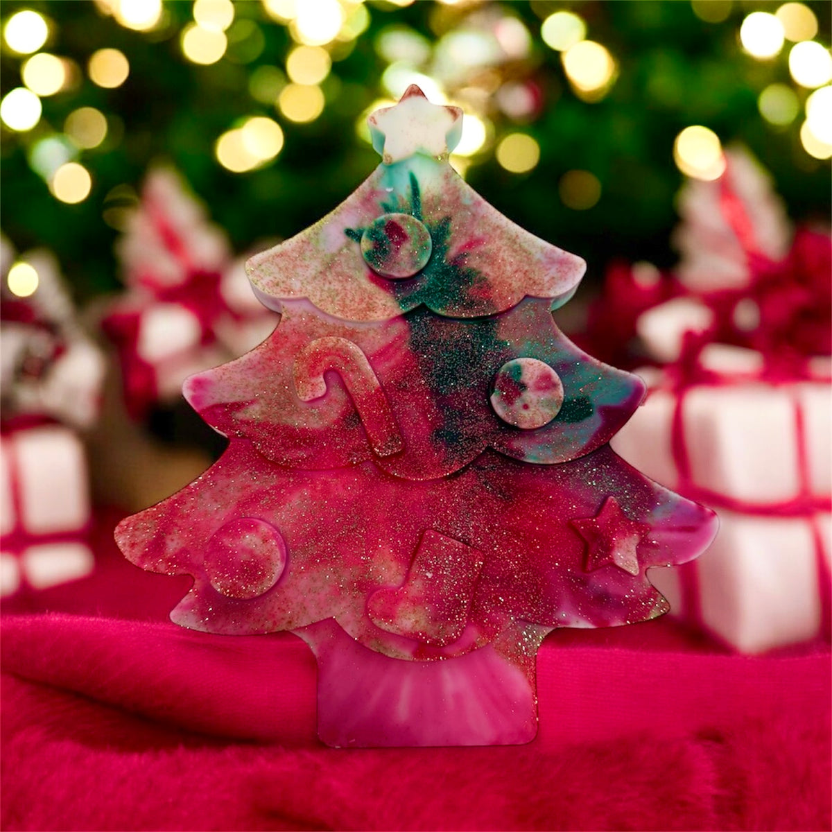 XXL 3d WAX MELT SHAPES:  house, gingerbread, candy cane, tree, snowman, snowflake etc