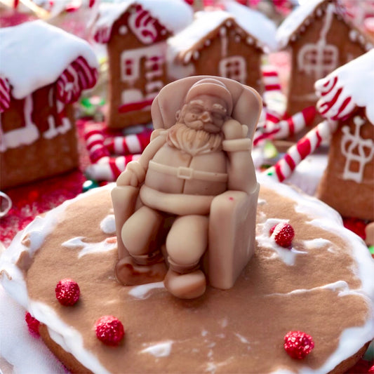 CHRISTMAS LARGE INDIVIDUAL 3d WAX MELT SHAPES: snowman, penguin, gonk, santa/chair, nutcracker, gingerbread, santa standing, gingerbread, gingerlady, gingerbread/bow etc