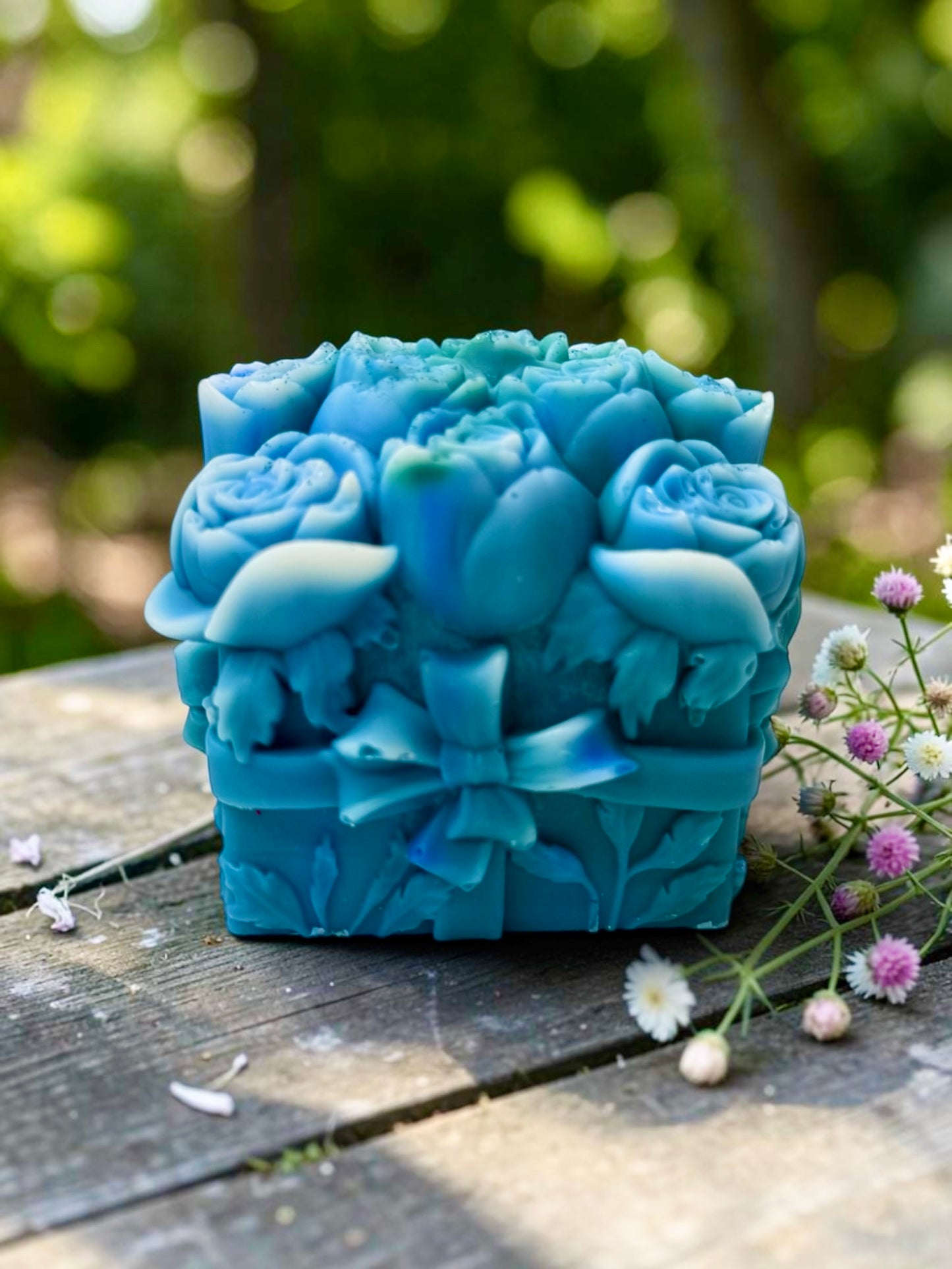 3d BASKET OF ROSES Wax Melt