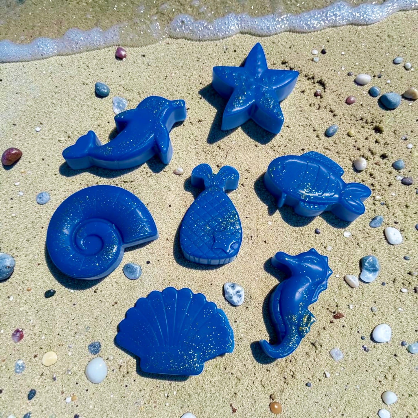 SUMMER SEA SHAPES (7 MEDIUM WAX MELTS)