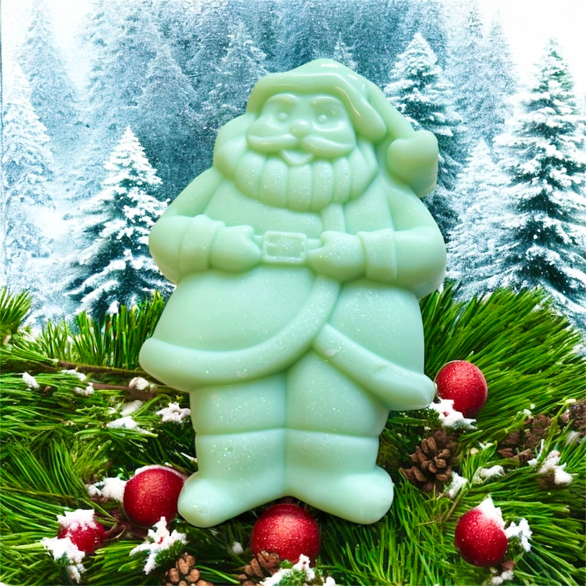 XL INDIVIDUAL 3d WAX MELT SHAPES: snowman, santa, gingerbread, tree, santa face etc