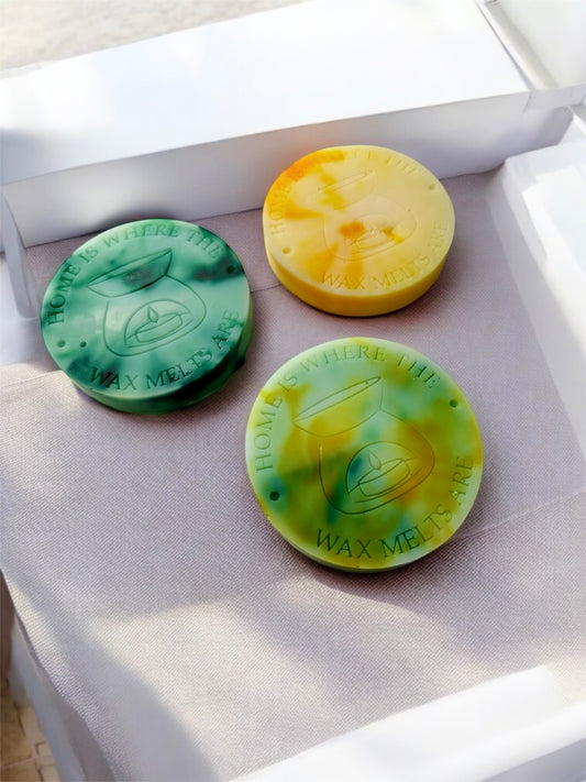 TRIO WAX MELT: 3d 'HOME IS WHERE THE WAX MELTS ARE