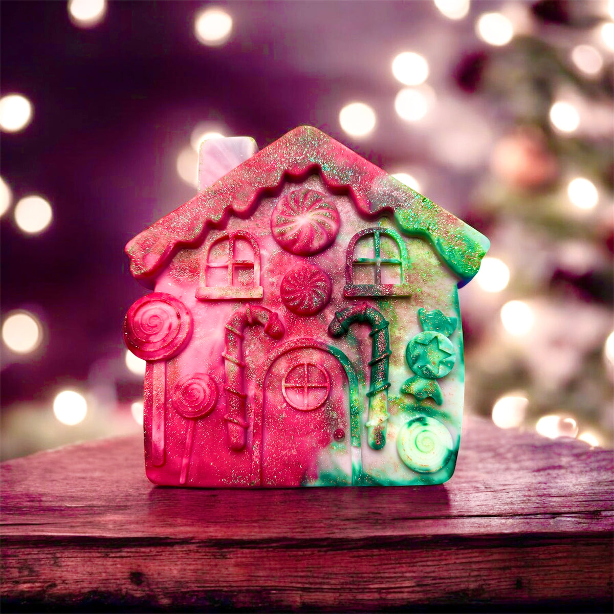 XXL 3d WAX MELT SHAPES:  house, gingerbread, candy cane, tree, snowman, snowflake etc