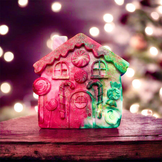 CHRISTMAS XXL INDIVIDUAL 3d WAX MELT SHAPES: house, gingerbread, snowflake, snowman, candy cane, tree etc