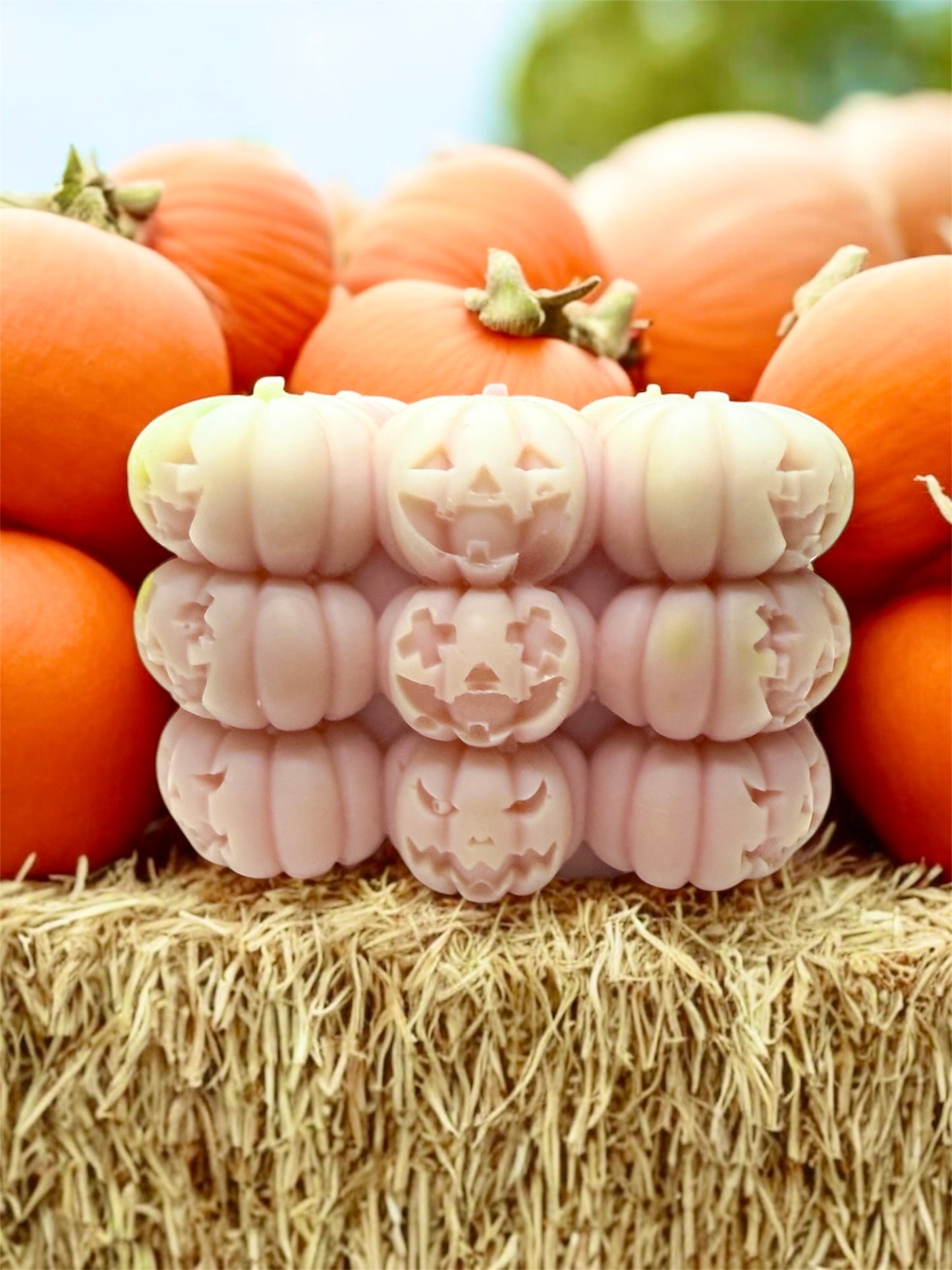 HALLOWEEN 3d PUMPKIN SQUARE BLOCK