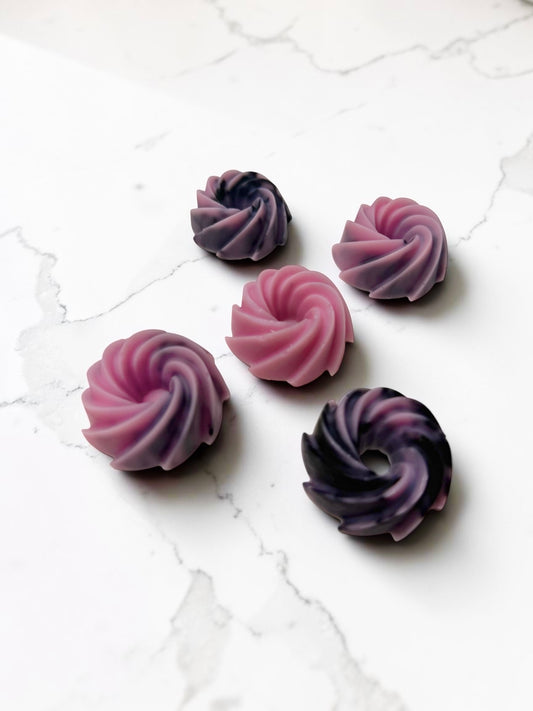 TWIST SWIRLS or FLAT SWIRLS: 5 MINIS WAX MELT BUNDLE
