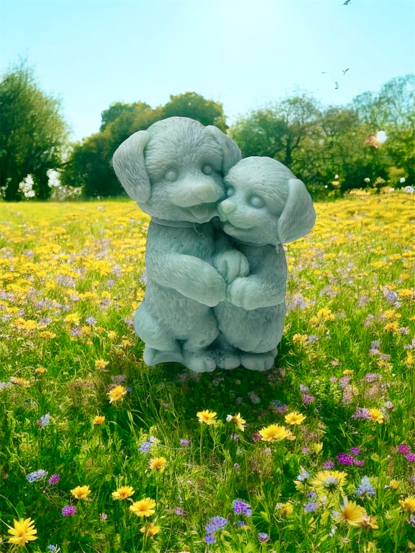 3d CUDDLING PUPPIES WAX MELT
