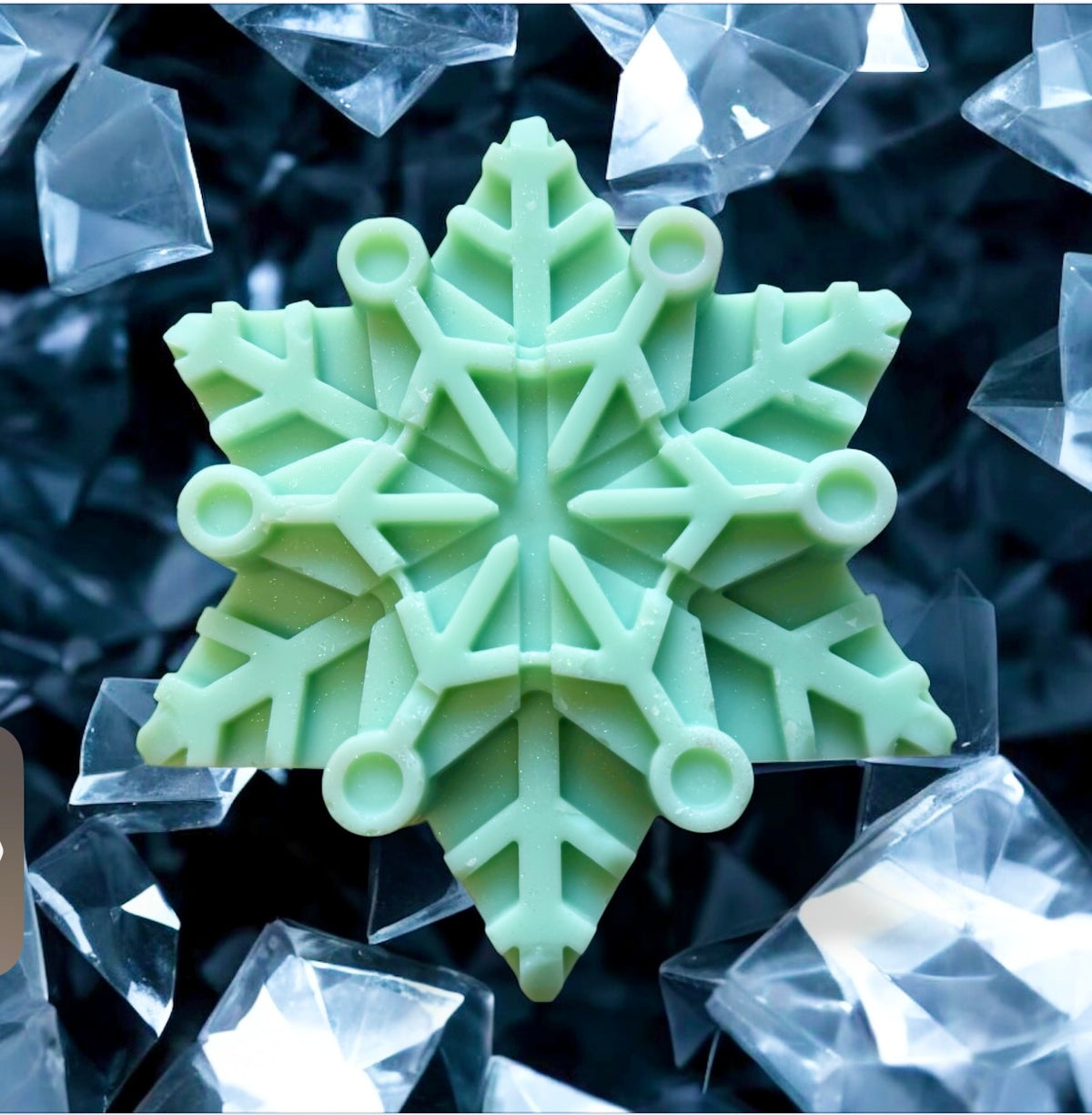 XXL 3d WAX MELT SHAPES:  house, gingerbread, candy cane, tree, snowman, snowflake etc