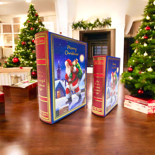 CHRISTMAS: MAGNETIC BOOK DESIGN GIFT BOX