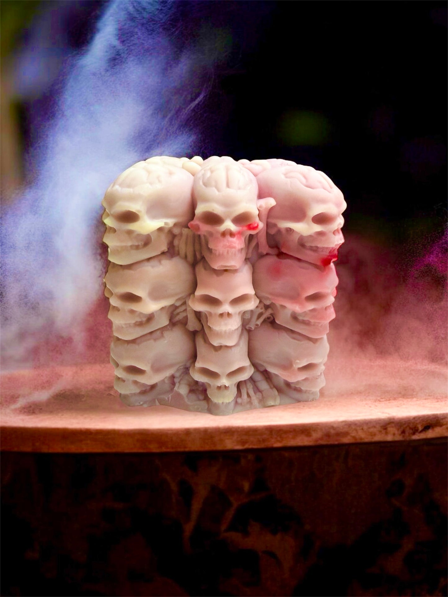HALLOWEEN: SQUARE BLOCK SKULLS