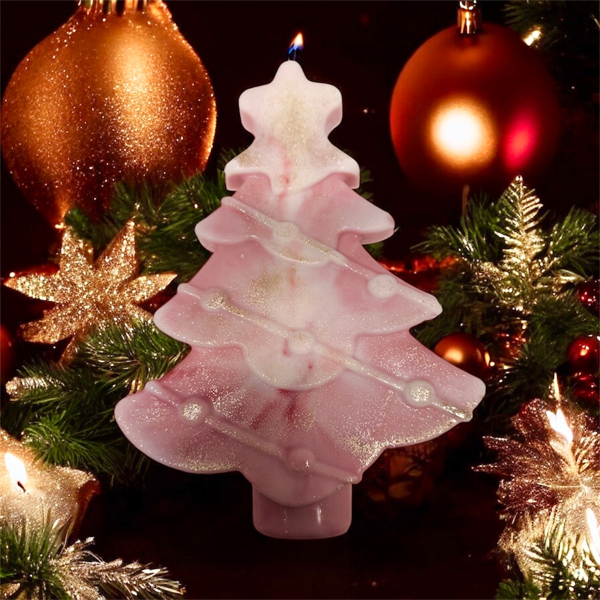 XXL 3d WAX MELT SHAPES:  house, gingerbread, candy cane, tree, snowman, snowflake etc