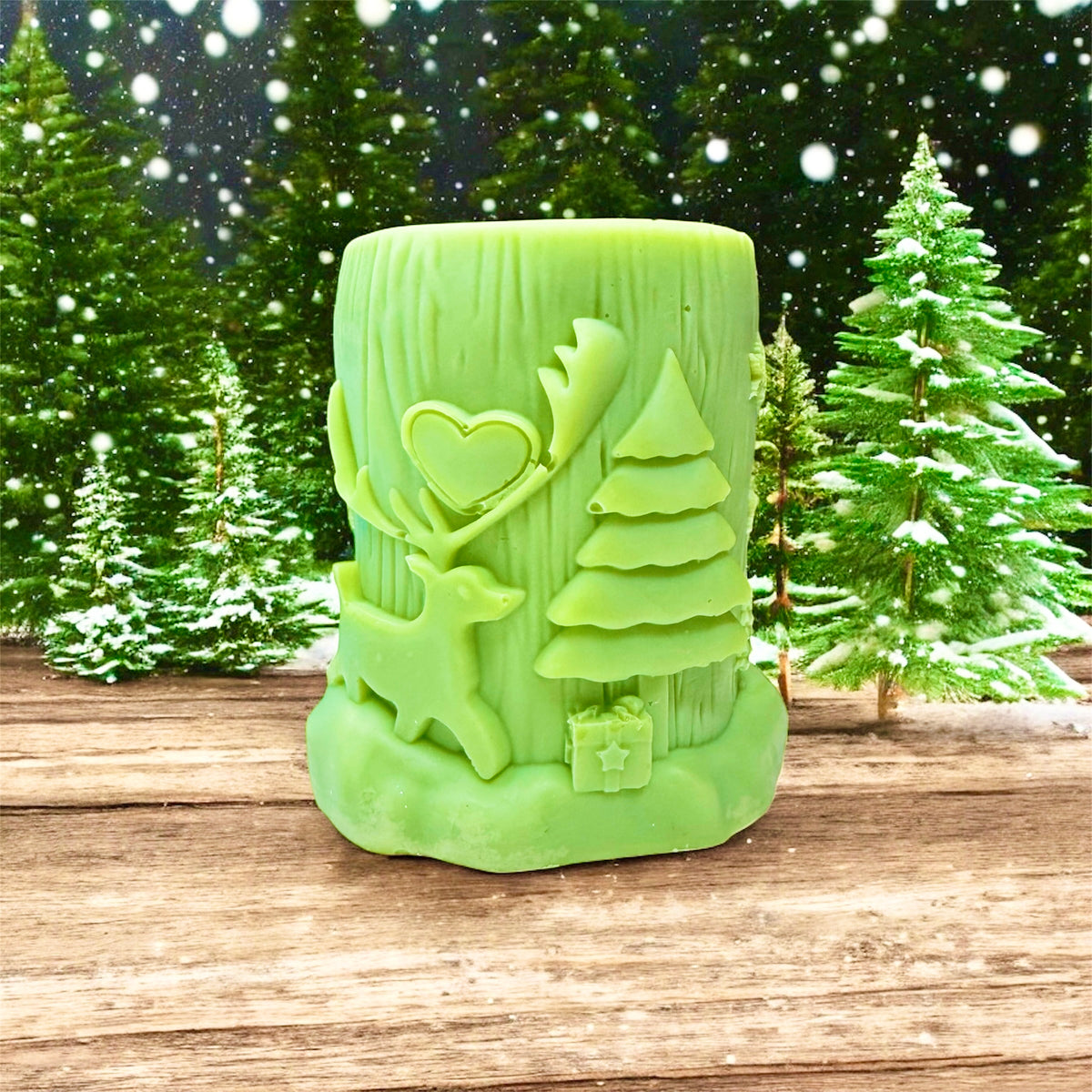 3d PILLAR WAX MELT DESIGNS: jesus prayer, forest deer, merry christmas, reindeer/tree/heart