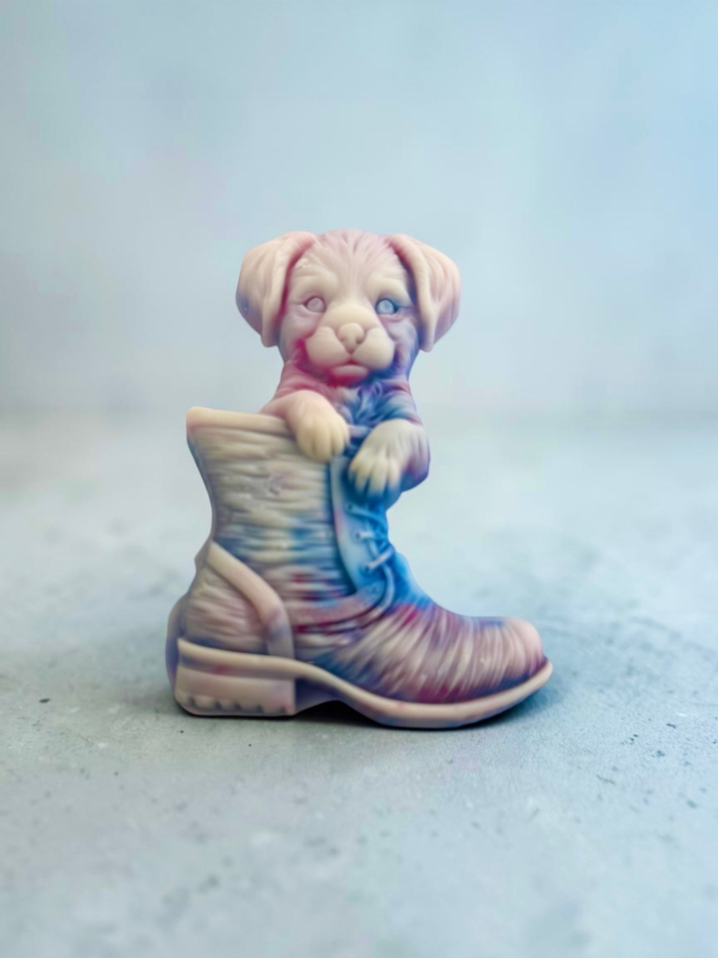 3d PUPPY IN BOOT WAX MELT
