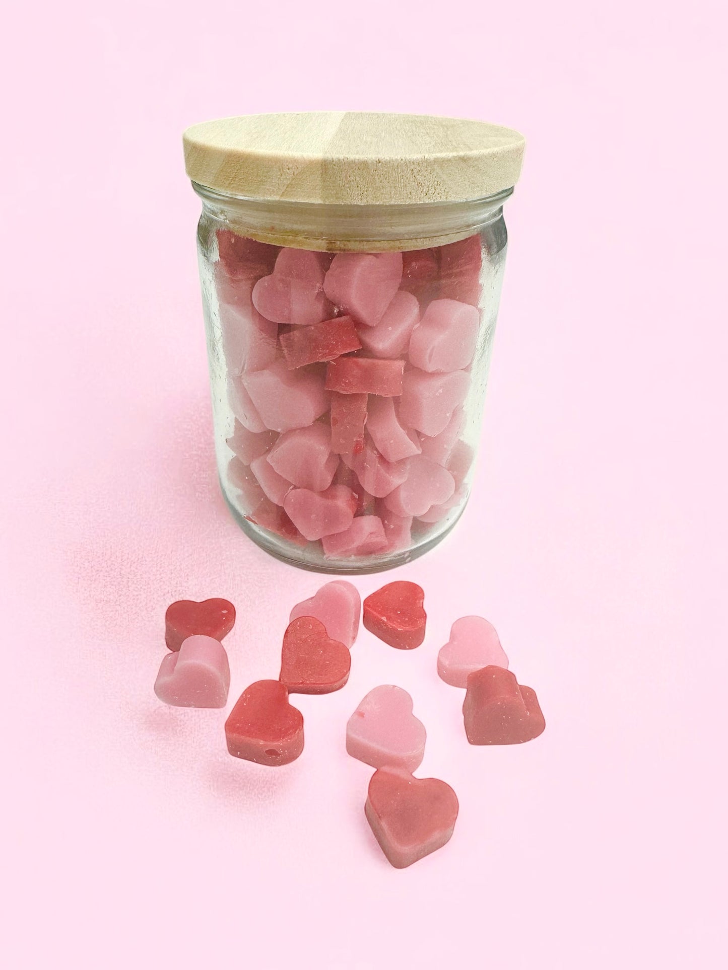 VALENTINE WAX MELT SCOOPIE HEARTS (JAR & SHOVEL)