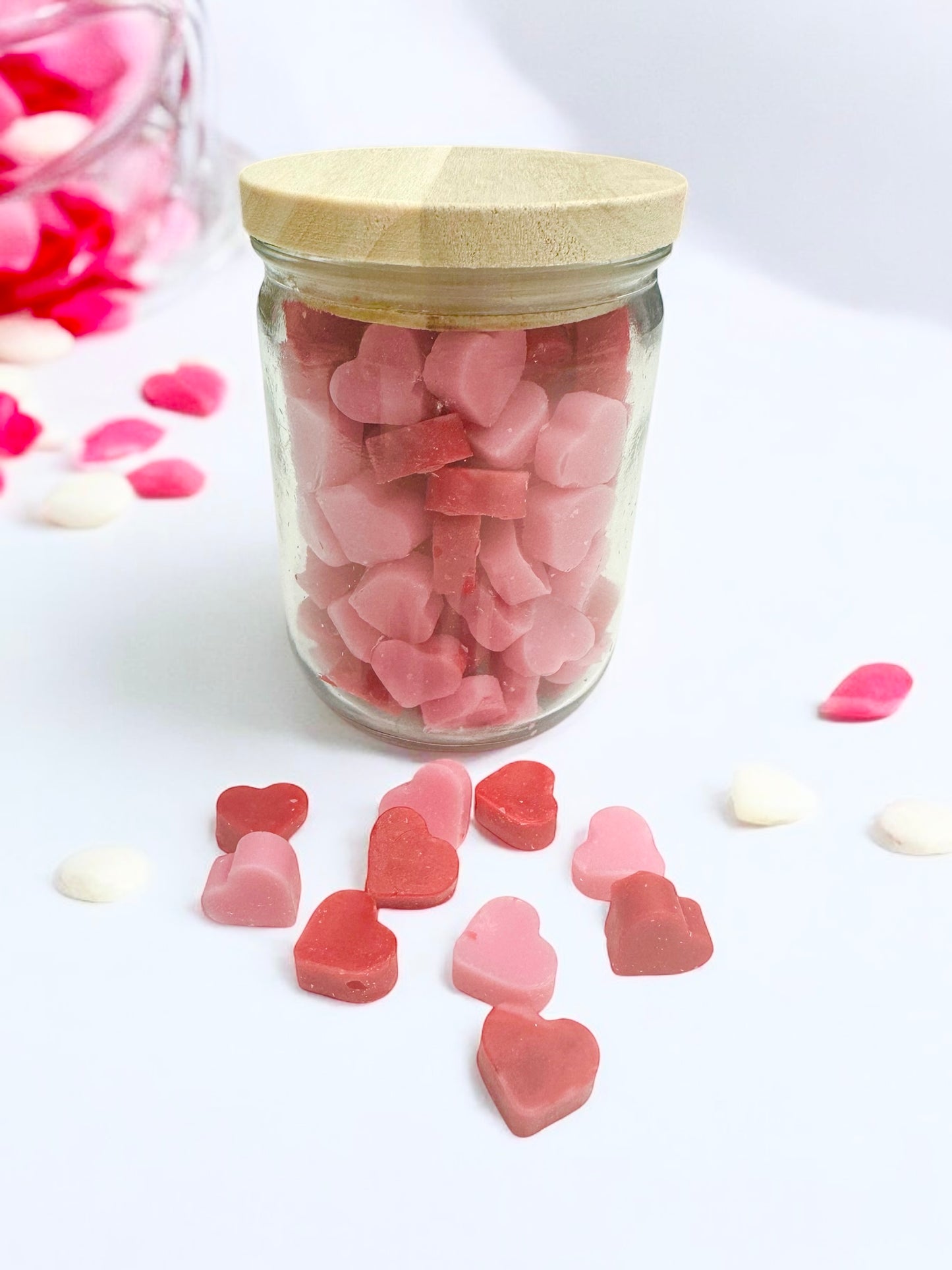 VALENTINE WAX MELT SCOOPIE HEARTS (JAR & SHOVEL)