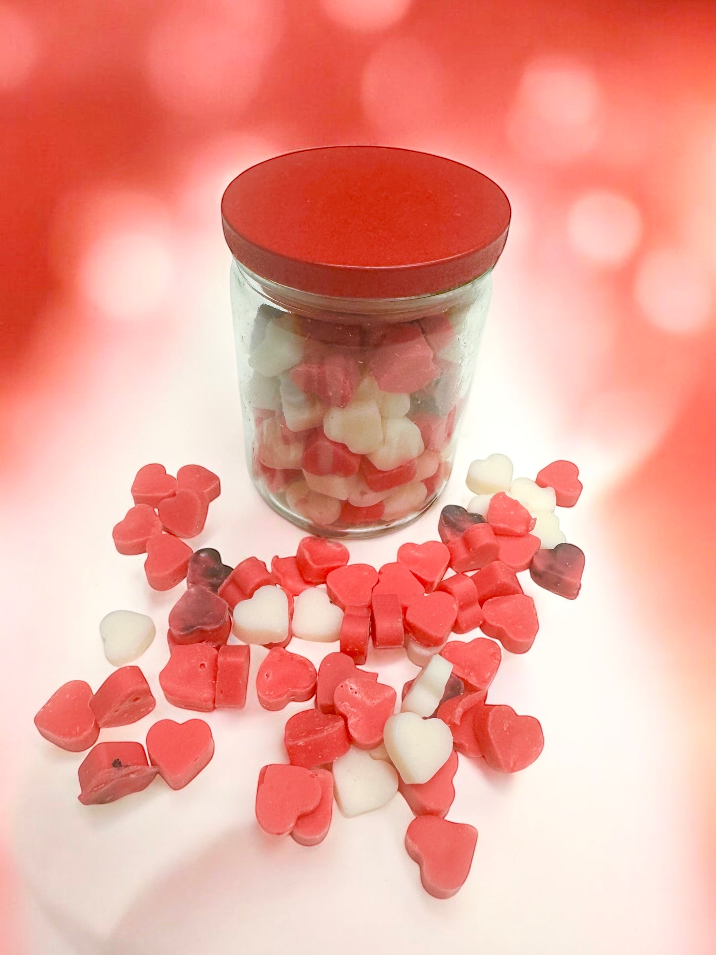 VALENTINE WAX MELT SCOOPIE HEARTS (JAR & SHOVEL)