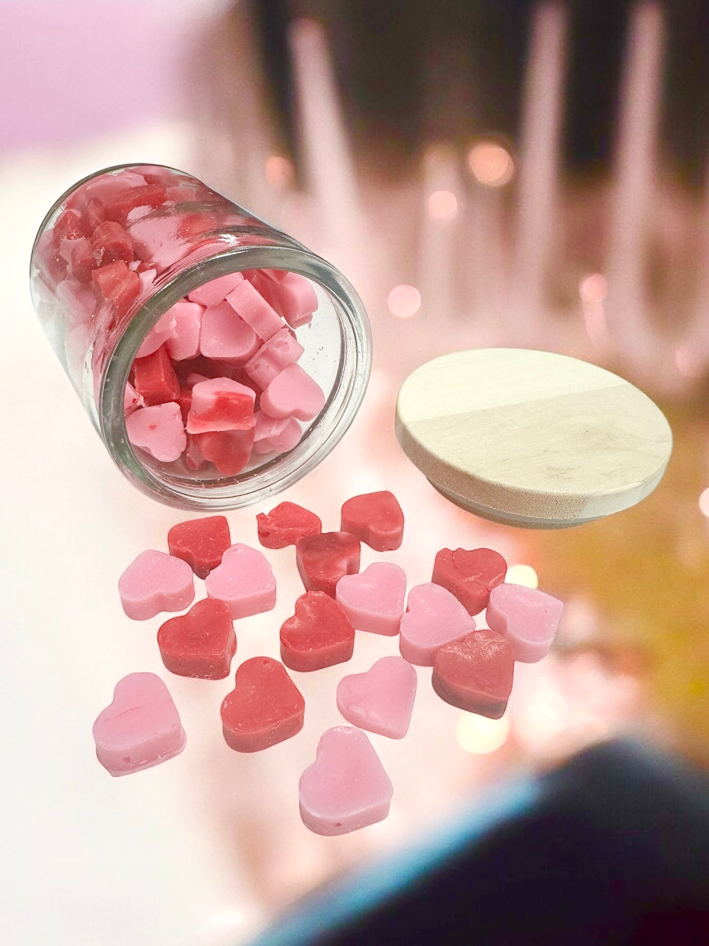 VALENTINE WAX MELT SCOOPIE HEARTS (JAR & SHOVEL)