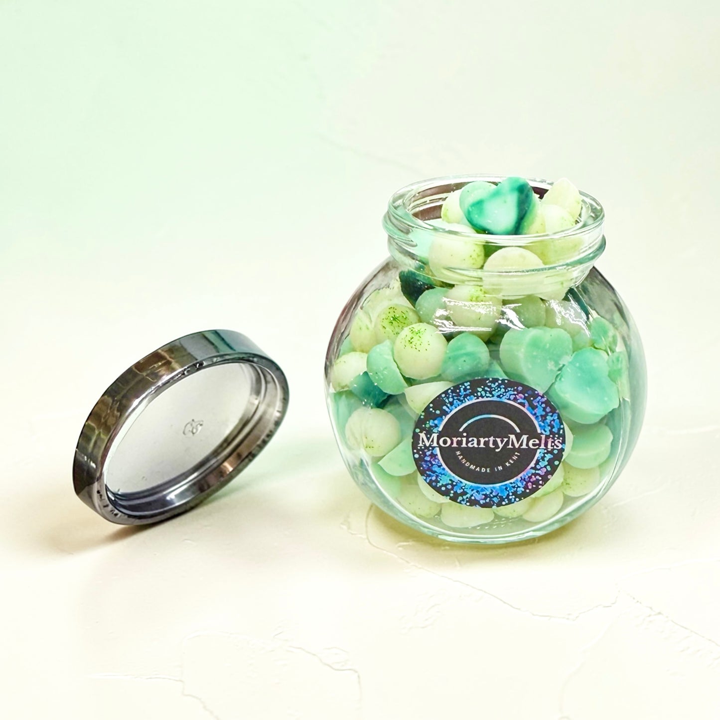 Wax Melt scoopies in Glass Jar