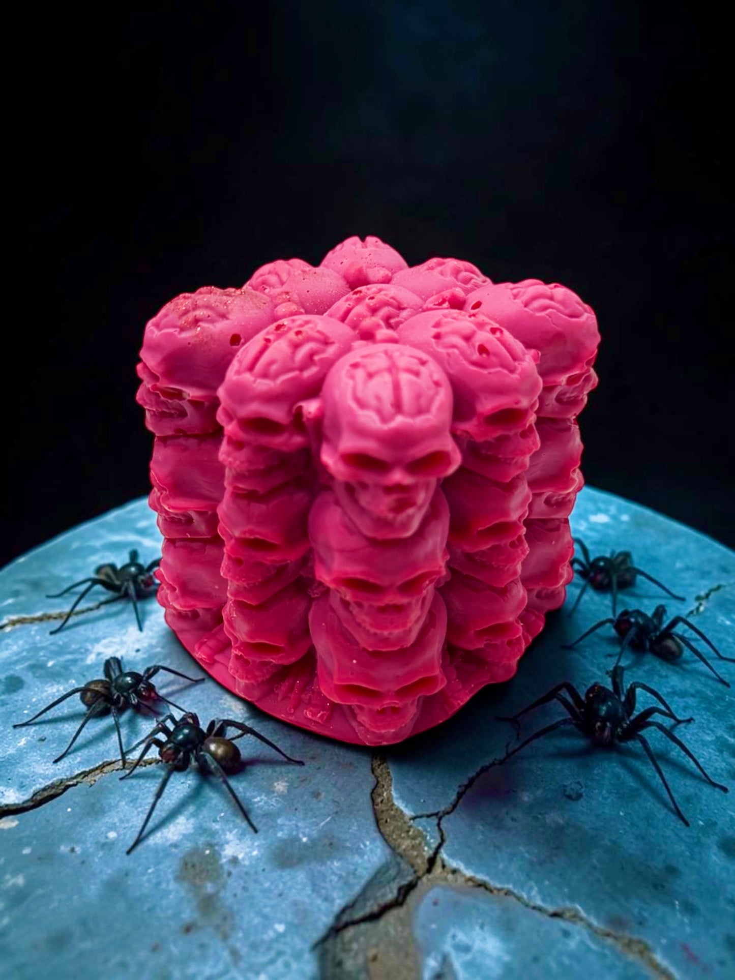 HALLOWEEN: SQUARE BLOCK SKULLS