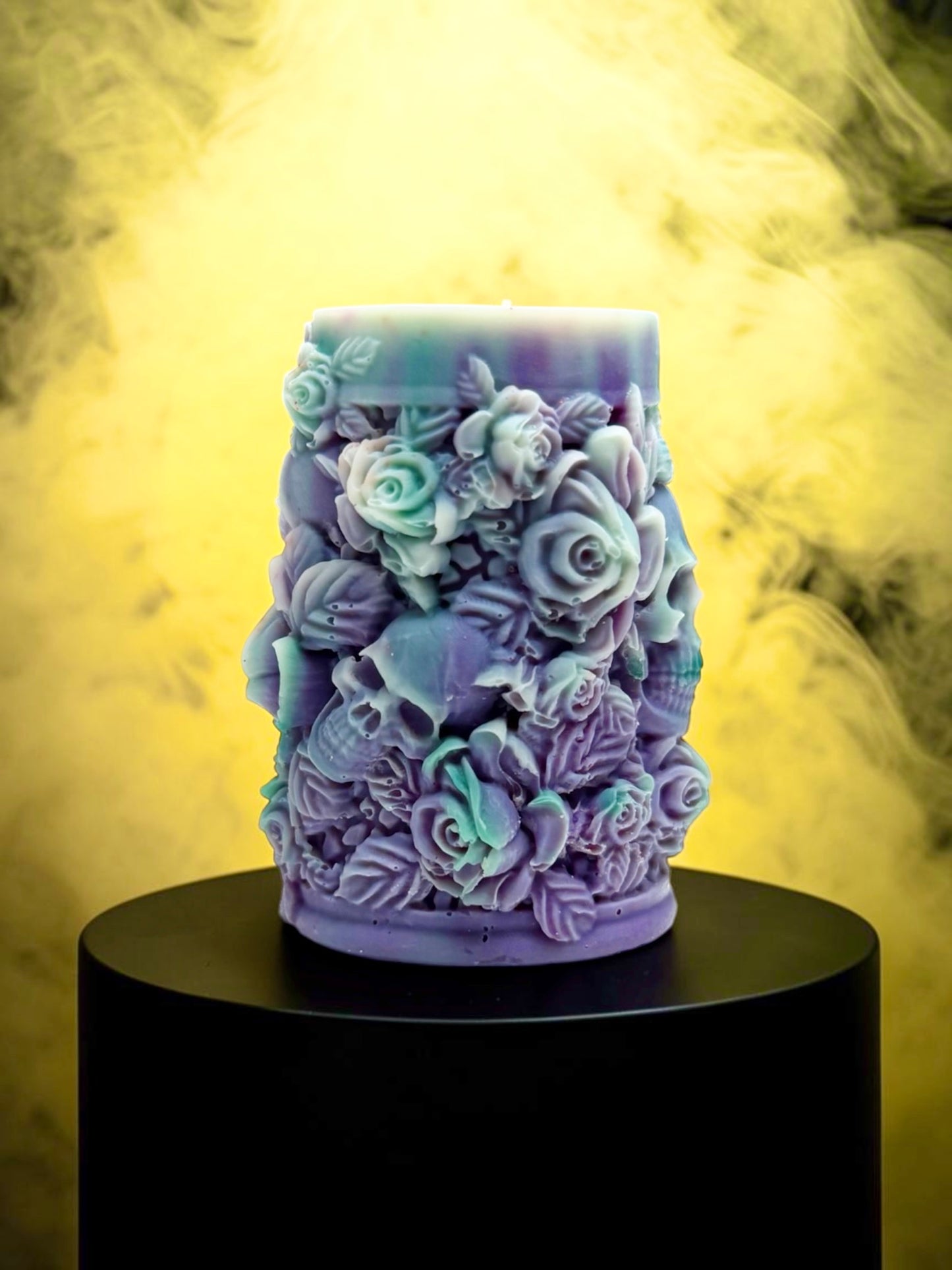 HALLOWEEN 3d SHAPE SKULL/ROSE WAX MELT