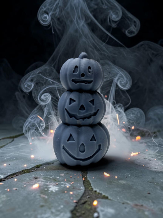 HALLOWEEN TRIO PUMPKIN WAX MELT STACK