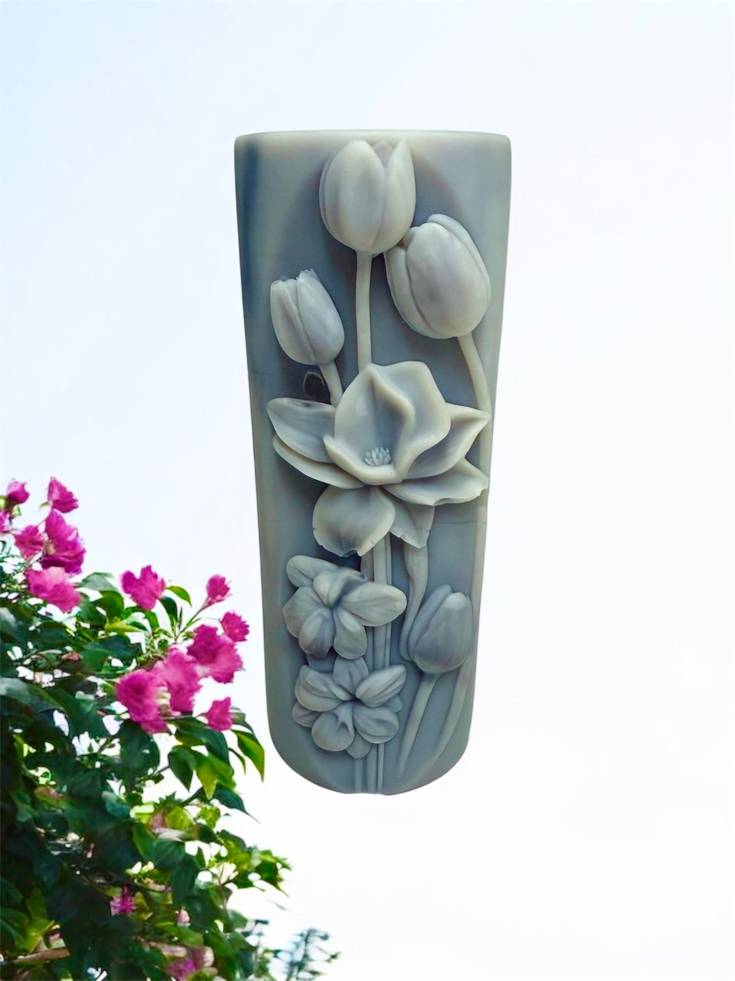 3D FLOWERS PILLAR WAX MELT