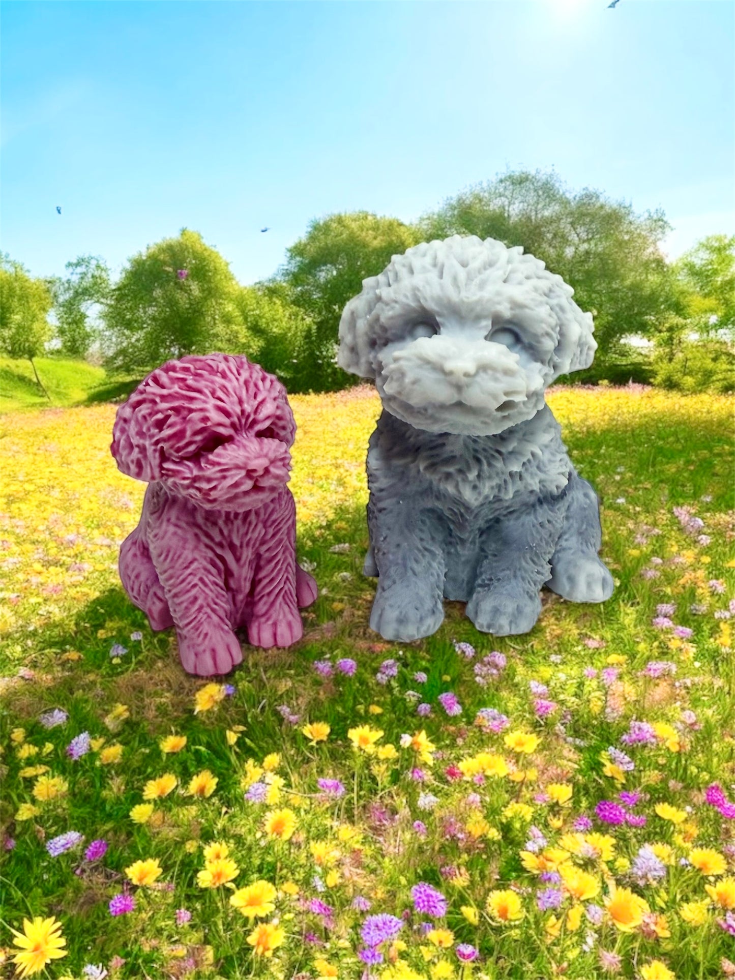 XL & MEDIUM 3d WAX MELT DOG