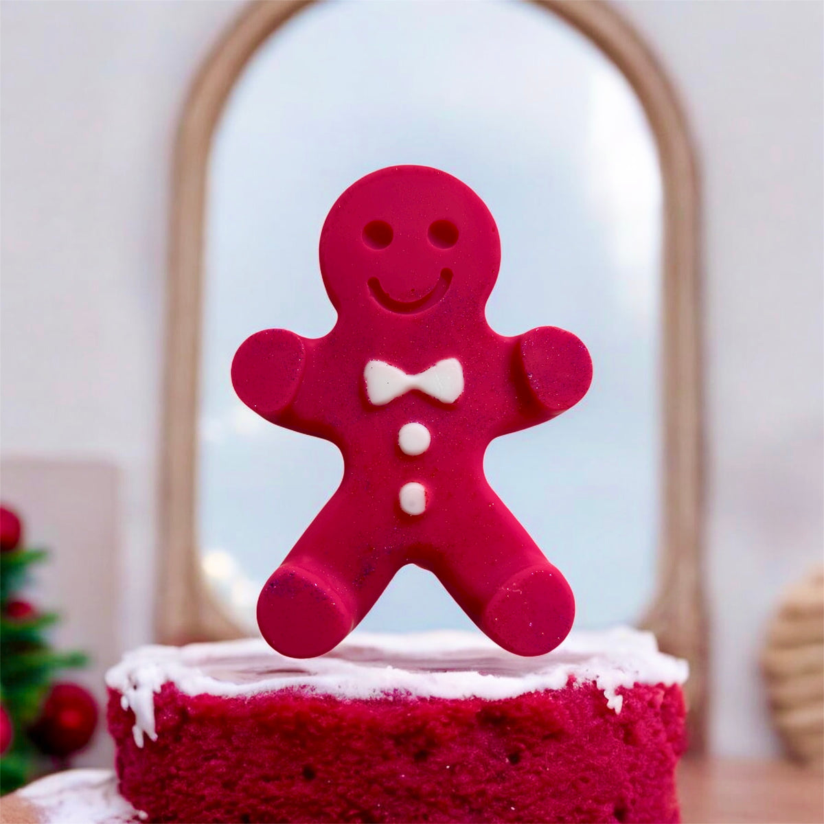 XL INDIVIDUAL 3d WAX MELT SHAPES: snowman, santa, gingerbread, tree, santa face etc