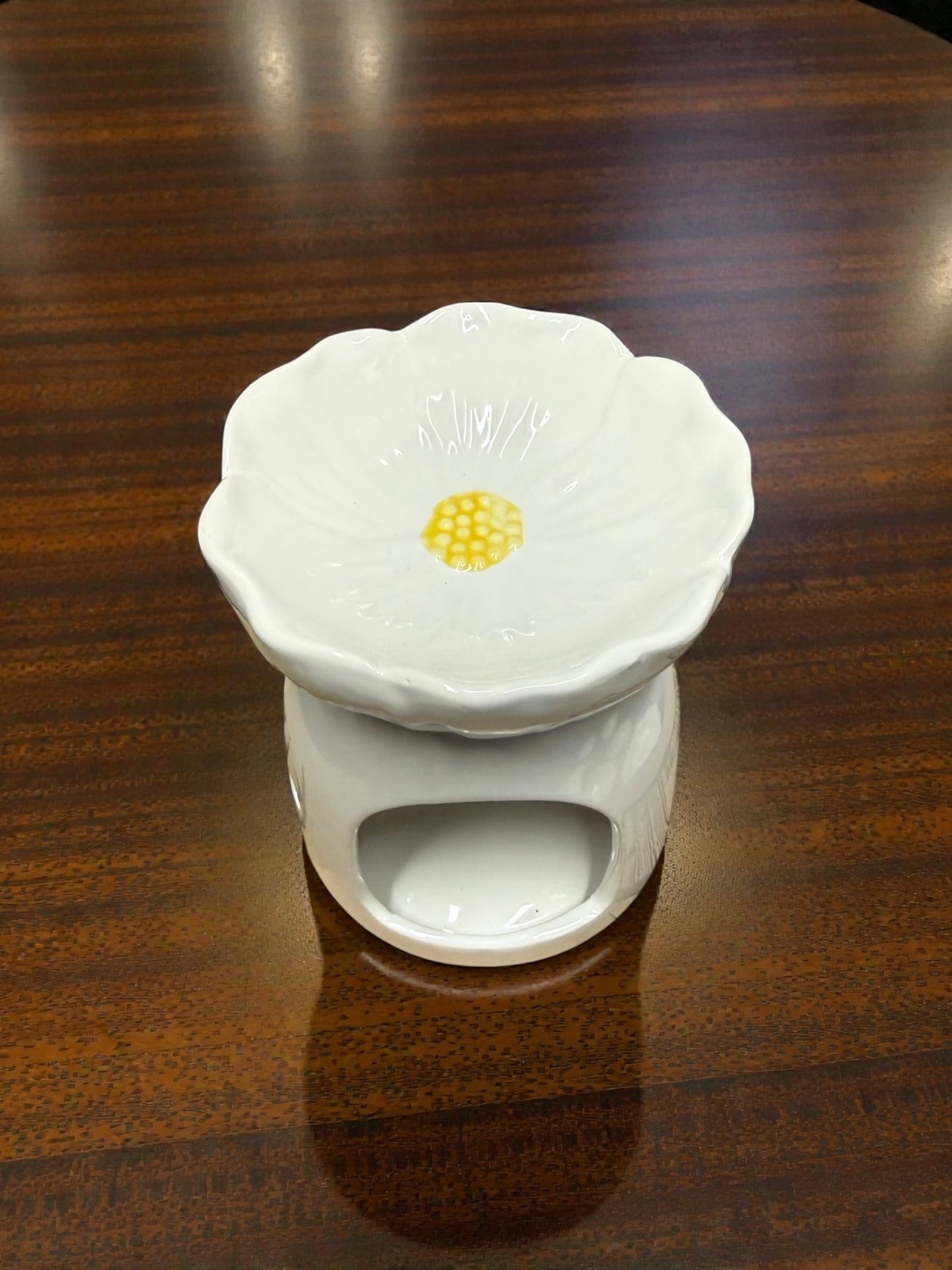 WAX MELT BURNER & 8 UNSCENTED TEALIGHTS