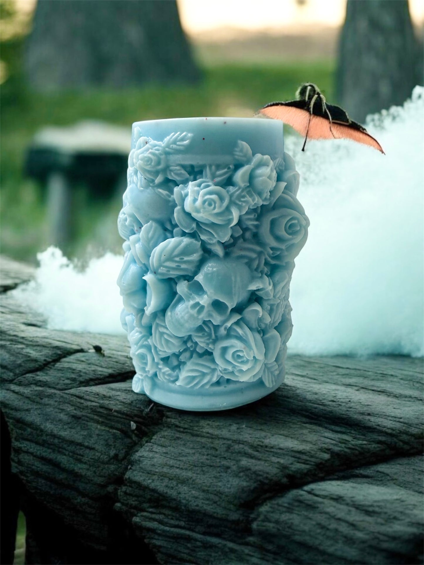 SPOOKY SEASON: HALLOWEEN 3d SHAPE SKULL/ROSE WAX MELT