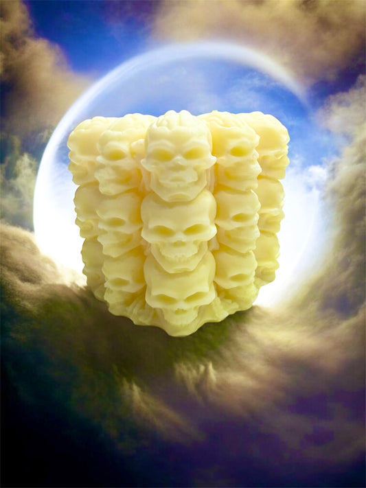 SPOOKY SEASON: XL HALLOWEEN 3d SQUARE BLOCK SKULLS